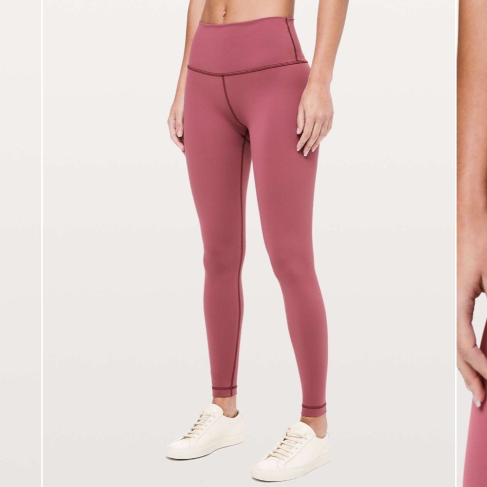 Lululemon Wunder Under High-Rise Tight 28" Misty Merlot Size 10